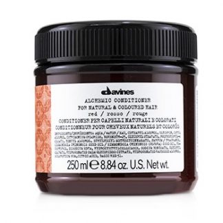 DAVINES ALCHEMIC CONDITIONER - # RED (FOR NATURAL &AMP; COLOURED HAIR) 250ML/8.84OZ