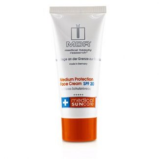 MBR MEDICAL BEAUTY RESEARCH MEDICAL SUNCARE MEDIUM PROTECTION FACE CREAM SPF 20 100ML/3.4OZ