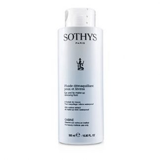 SOTHYS EYE AND LIP MAKE UP REMOVING FLUID WITH MALLOW EXTRACT - FOR ALL MAKE UP EVEN WATERPROOF (SALON SIZE) 500ML/16.9OZ