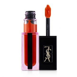 YVES SAINT LAURENT ROUGE PUR COUTURE VERNIS Ã€ LÃ¨VRES WATER STAIN - # 607 INONDATION ORANGE 5.9ML/0.20OZ