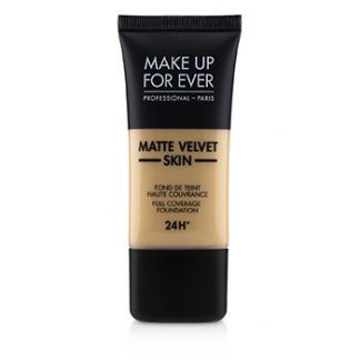 MAKE UP FOR EVER MATTE VELVET SKIN FULL COVERAGE FOUNDATION - # Y305 (SOFT BEIGE) 30ML/1OZ