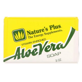 NATURE'S PLUS, ALOE VERA SOAP, 3 OZ