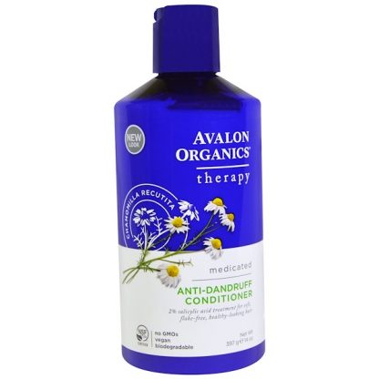 AVALON ORGANICS, ANTI-DANDRUFF CONDITIONER, CHAMOMILLA RECUTITA, 14 OZ / 397g