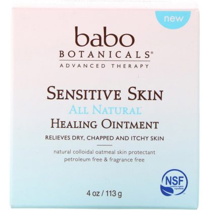 BABO BOTANICALS, SENSITIVE SKIN, ALL NATURAL, HEALING OINTMENT, 4 OZ / 113g