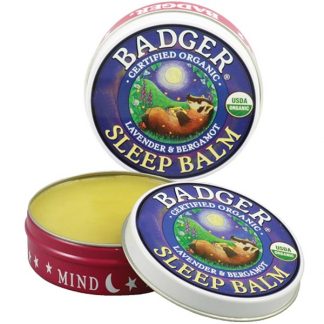 BADGER COMPANY, SLEEP BALM, LAVENDER & BERGAMOT, .75 OZ / 21g