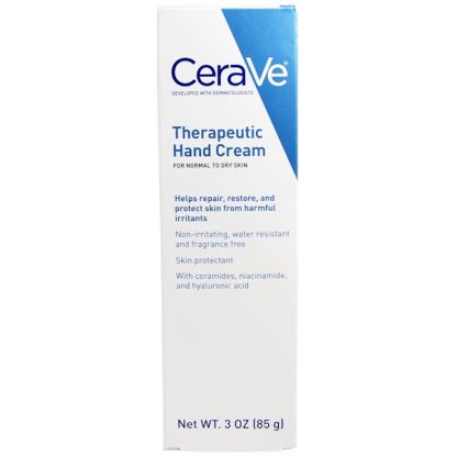 CERAVE, THERAPEUTIC HAND CREAM, 3 OZ / 85g