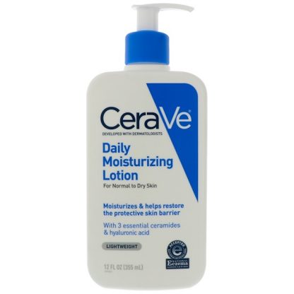 CERAVE, DAILY MOISTURIZING LOTION, LIGHTWEIGHT, 12 FL OZ / 355ml