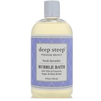 DEEP STEEP, BUBBLE BATH, FRESH LAVENDER, 17 FL OZ / 503ml