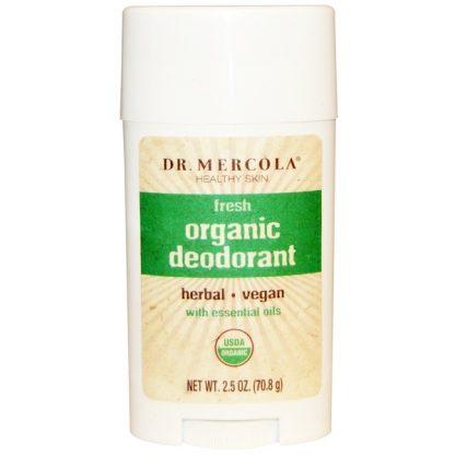 DR. MERCOLA, ORGANIC DEODORANT, FRESH, 2.5 OZ / 70.8g