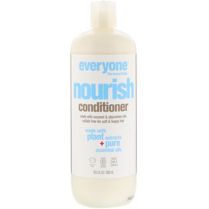 EVERYONE, HAIR NOURISH CONDITIONER, SULFATE-FREE, 20.3 FL OZ / 600ml