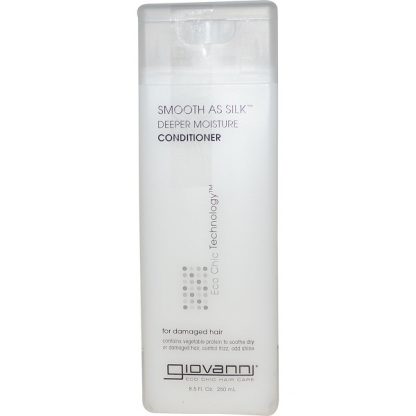 GIOVANNI, SMOOTH AS SILK, DEEPER MOISTURE CONDITIONER, 8.5 FL OZ / 250ml