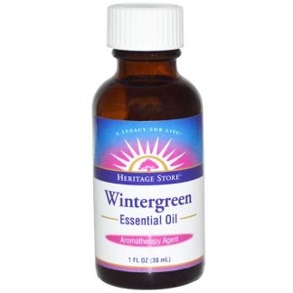 HERITAGE STORE, ESSENTIAL OIL, WINTERGREEN, 1 FL OZ / 30ml