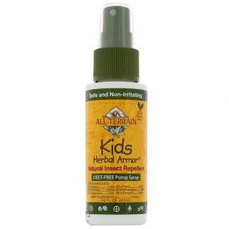 ALL TERRAIN, KIDS HERBAL ARMOR, NATURAL INSECT REPELLENT, 2.0 FL OZ / 60ml