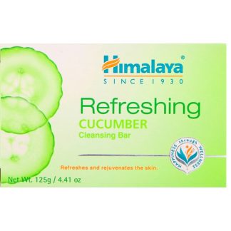 HIMALAYA, REFRESHING CLEANSING BAR, CUCUMBER, 4.41 OZ / 125g