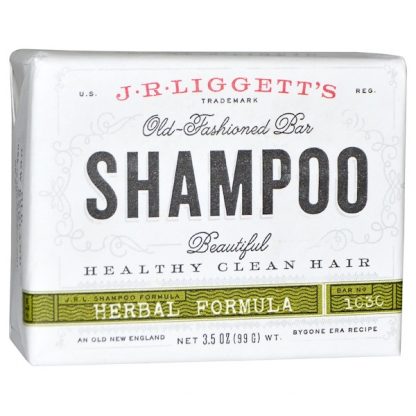 J.R. LIGGETT'S, OLD-FASHIONED BAR SHAMPOO, HERBAL FORMULA, 3.5 OZ / 99g