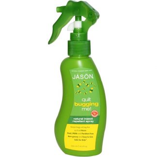 JASON NATURAL, QUIT BUGGING ME!, NATURAL INSECT REPELLANT SPRAY, 4.5 FL OZ / 133ml