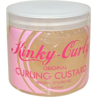 KINKY-CURLY, ORIGINAL CURLING CUSTARD, NATURAL STYLING GEL, 16 OZ / 472ml