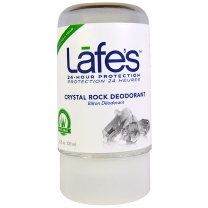 LAFE'S NATURAL BODYCARE, CRYSTAL ROCK DEODORANT, 4.25 OZ / 120ml