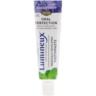 LUMINEUX ORAL ESSENTIALS, MEDICALLY DEVELOPED TOOTHPASTE, SENSITIVITY, .8 OZ / 22.7g