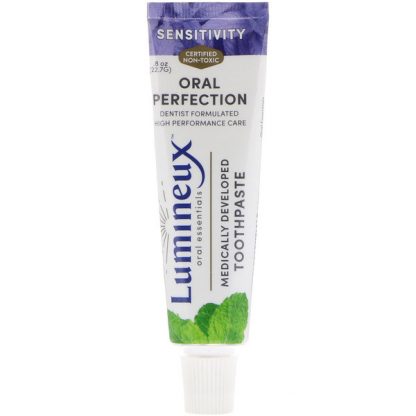 LUMINEUX ORAL ESSENTIALS, MEDICALLY DEVELOPED TOOTHPASTE, SENSITIVITY, .8 OZ / 22.7g