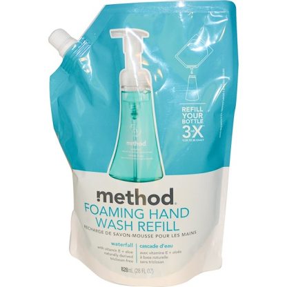 METHOD, FOAMING HAND WASH REFILL, WATERFALL, 28 FL OZ / 828ml