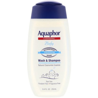 AQUAPHOR, BABY, WASH AND SHAMPOO, FRAGRANCE FREE, 8.4 FL OZ / 250ml