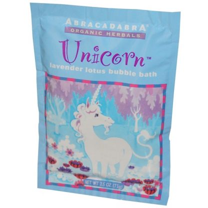 ABRA THERAPEUTICS, UNICORN, LAVENDER LOTUS BUBBLE BATH, 2.5 OZ / 71g