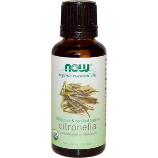 NOW FOODS, ORGANIC ESSENTIAL OILS, CITRONELLA OIL, 1 FL OZ / 30ml