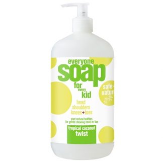 EO PRODUCTS, EVERYONE SOAP FOR EVERY KID, TROPICAL COCONUT TWIST, 32 FL OZ / 946ml