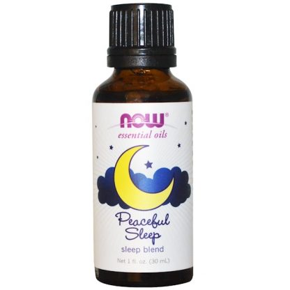 NOW FOODS, ESSENTIAL OILS, SLEEP BLEND, PEACEFUL SLEEP, 1 FL OZ / 30ml