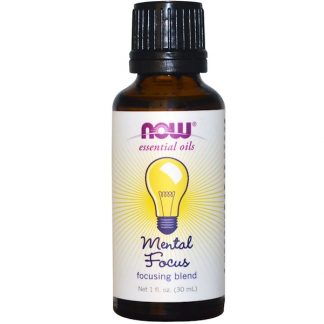 NOW FOODS, ESSENTIAL OILS, MENTAL FOCUS, 1 FL OZ / 30ml