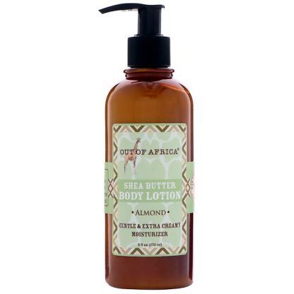 OUT OF AFRICA, SHEA BUTTER BODY LOTION, ALMOND, 9 FL OZ / 270ml