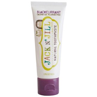 JACK N' JILL, NATURAL TOOTHPASTE, WITH CERTIFIED ORGANIC BLACKCURRANT, 1.76 OZ / 50g