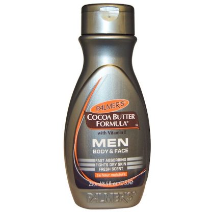 PALMER'S, COCOA BUTTER FORMULA WITH VITAMIN E, BODY & FACE, MEN, 8.5 FL OZ / 250ml