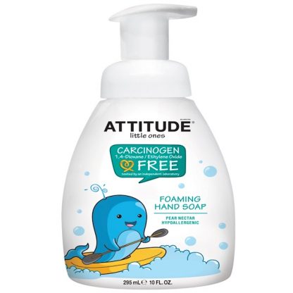 ATTITUDE, LITTLE ONES, FOAMING HAND SOAP, PEAR NECTAR, 10 FL OZ / 295ml