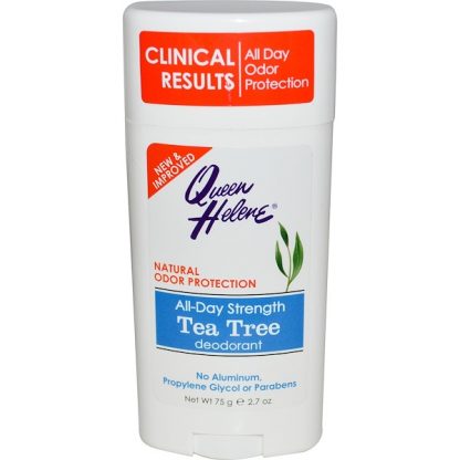 QUEEN HELENE, ALL-DAY STRENGTH DEODORANT, TEA TREE, 2.7 OZ / 75g