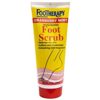 QUEEN HELENE, FOOTHERAPY, INVIGORATING FOOT SCRUB, CRANBERRY MINT, 7 OZ / 198g
