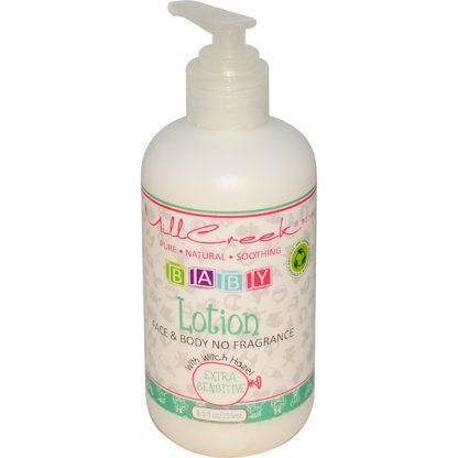 MILL CREEK BOTANICALS, BABY LOTION WITH WITCH HAZEL, EXTRA SENSITIVE, 8.5 FL OZ / 255ml