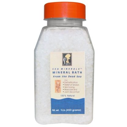 SEA MINERALS, MINERAL BATH FROM THE DEAD SEA, 1 LB (453g