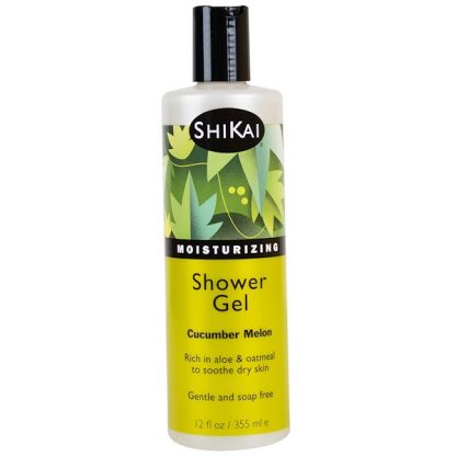 SHIKAI, MOISTURIZING SHOWER GEL, CUCUMBER MELON, 12 FL OZ / 355ml