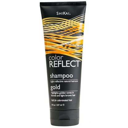 SHIKAI, COLOR REFLECT, SHAMPOO, GOLD, 8 FL OZ / 237ml