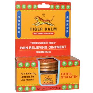 TIGER BALM, PAIN RELIEVING OINTMENT, EXTRA STRENGTH, .63 OZ / 18g