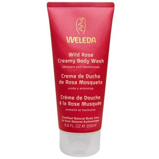 WELEDA, WILD ROSE CREAMY BODY WASH, 6.8 FL OZ / 200ml