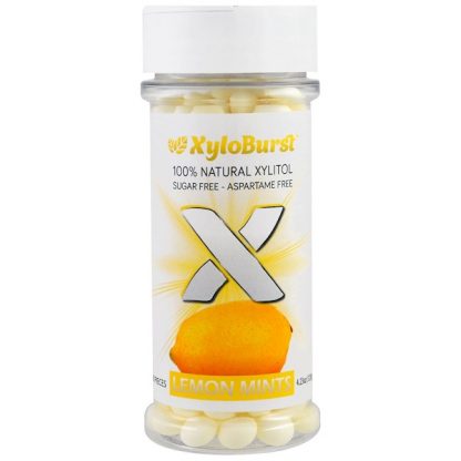 XYLOBURST, LEMON MINTS , 200 PIECES, 4.23 OZ / 120g