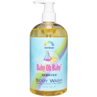 RAINBOW RESEARCH, BABY OH BABY, HERBAL BODY WASH, SCENTED, 16 FL OZ