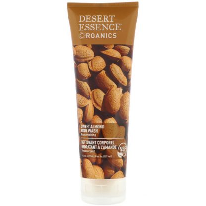 DESERT ESSENCE, ORGANICS, BODY WASH, SWEET ALMOND, 8 FL OZ / 237ml