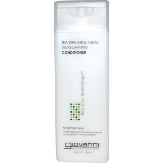 GIOVANNI, TEA TREE TRIPLE TREAT INVIGORATING CONDITIONER, 8.5 FL OZ / 250ml