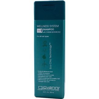 GIOVANNI, WELLNESS SYSTEM SHAMPOO WITH CHINESE BOTANICALS, STEP 1, 8.5 FL OZ / 250ml