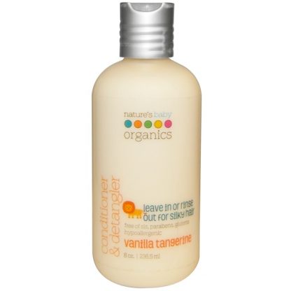 NATURE'S BABY ORGANICS, CONDITIONER & DETANGLER, VANILLA TANGERINE, 8 FL OZ / 236.5ml