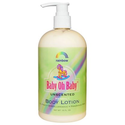 RAINBOW RESEARCH, BABY OH BABY, BODY LOTION, UNSCENTED, 16 FL OZ